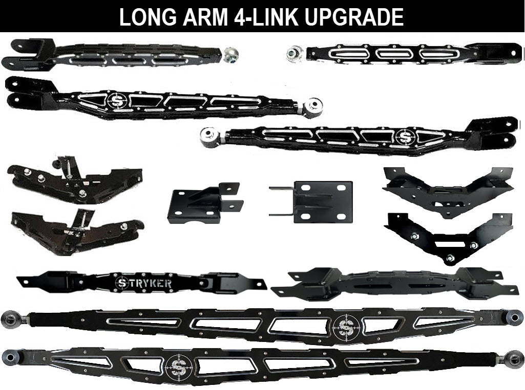 10" to 14" F250 F350 LONG ARM 4-Link Lift Upgrade for 2017-2022 Super Duty