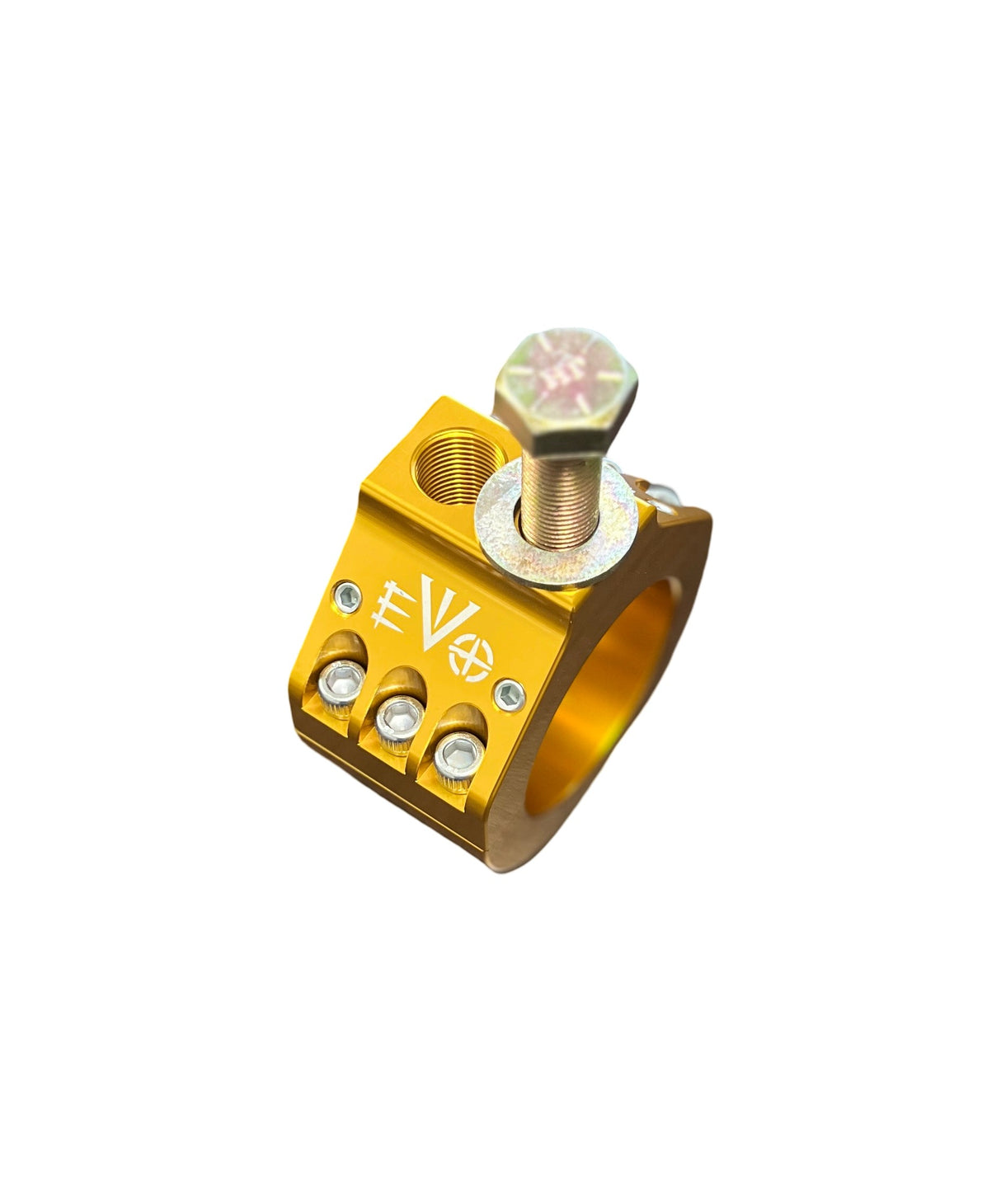 EVO MFG 2" Tie Rod Clamp, Stabilizer or Ram Gold Anodize