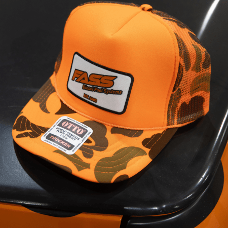 Hunter Orange Camo Adjustable Trucker Hat
