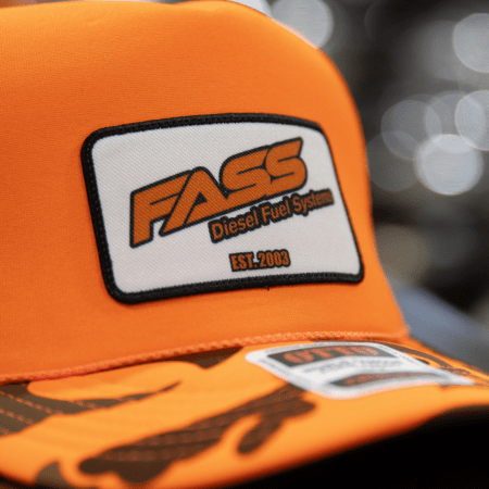 Hunter Orange Camo Adjustable Trucker Hat