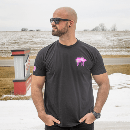 FASS Graffiti Tee Powerstroke Edition Black Short Sleeve T-Shirt