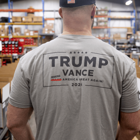 FASS Trump Victory Tee Gray Short Sleeve Shirt