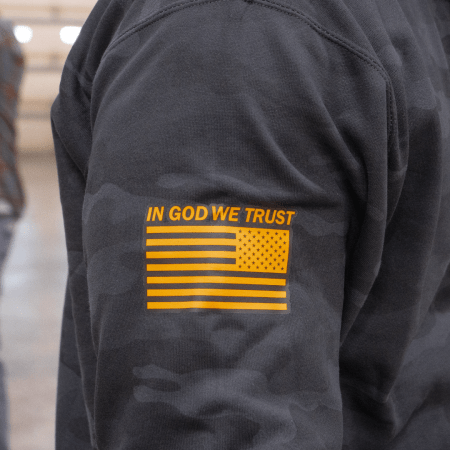 FASS Onyx Black Hunter Camo Hoodie