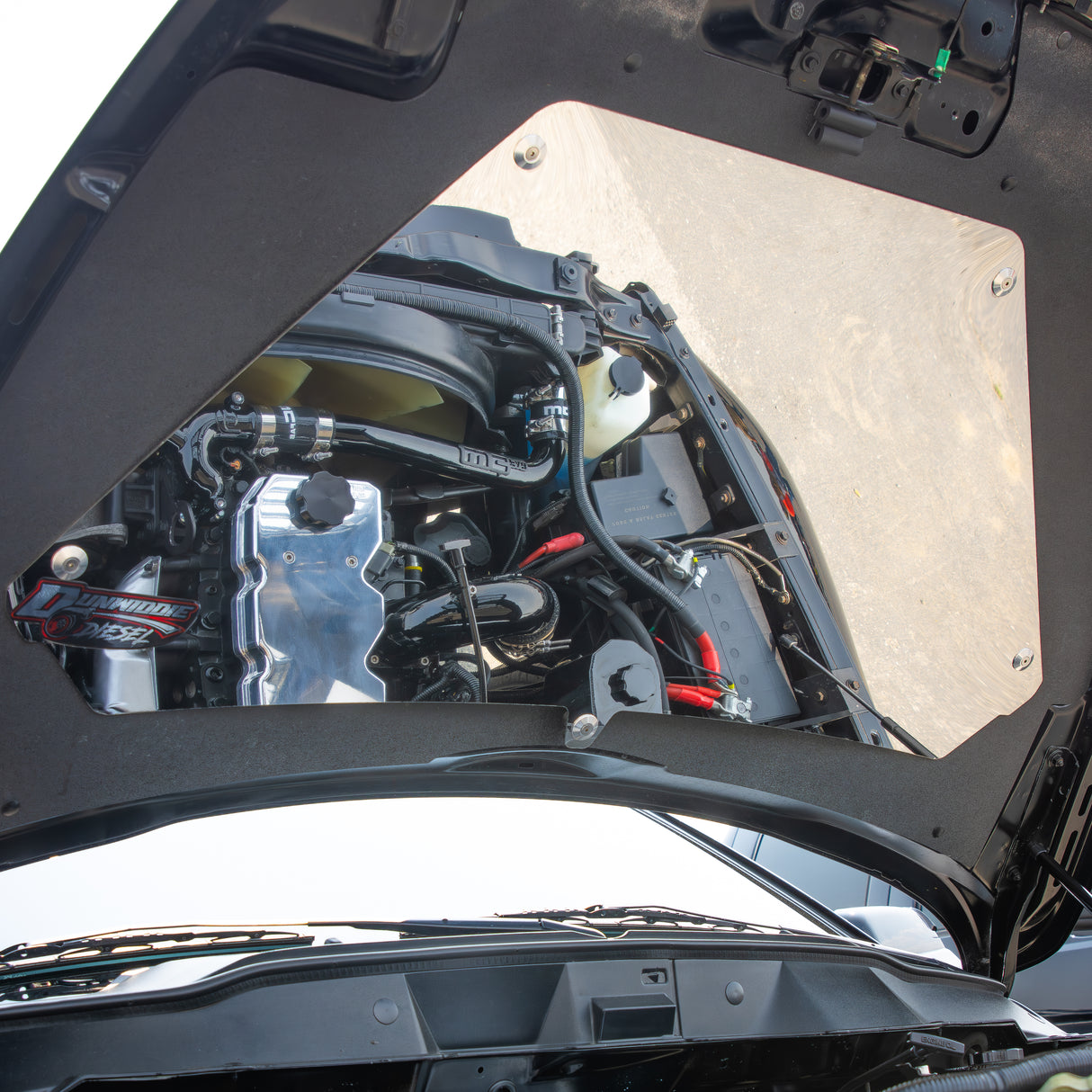 FASS Fabrication Bolt-In Hood Mirror Kit for 2003-2009 Ram 2500/3500