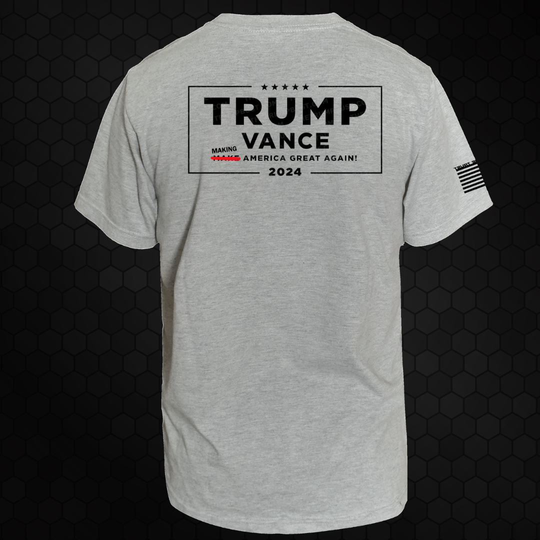 FASS Trump Victory Tee Gray Short Sleeve Shirt