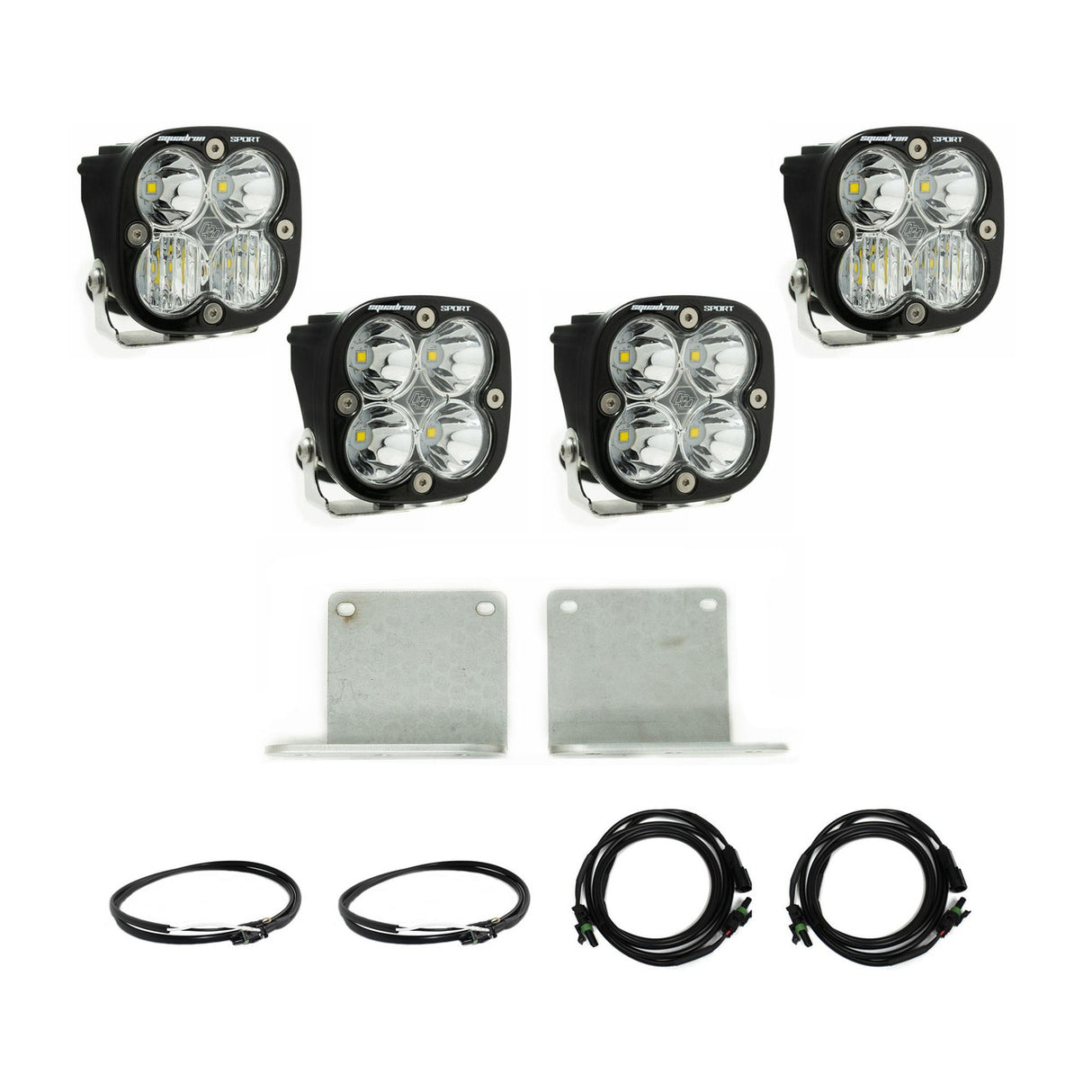 Baja Designs 2010-2014 Ford F-150 SVT Raptor Squadron Sport (Sportsmen) Dual Fog Pocket Light Kit
