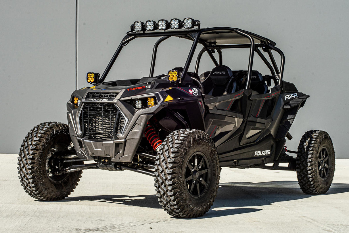 Baja Designs Polaris RZR Turbo S 5 XL Pro Linkable LED Light Bar Roof Kit