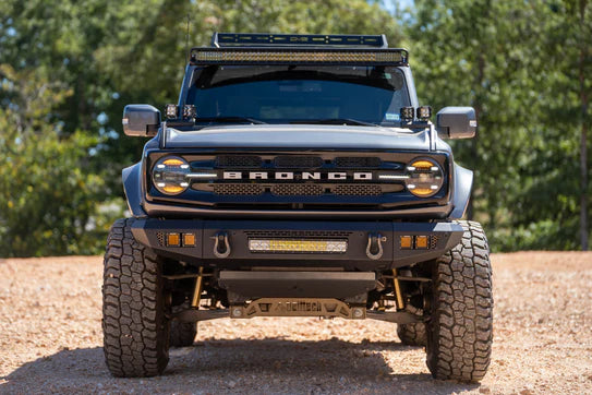 DV8 Offroad 2021+ Ford Bronco Front Bumper V2 - OE Plus Series (Works w/o ACC Relocation)