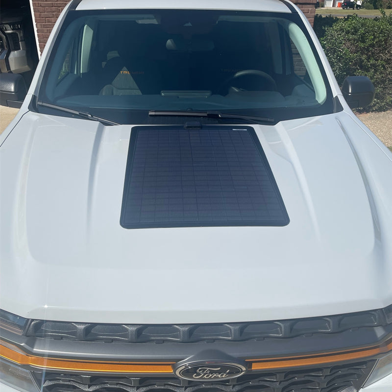 Ford Maverick (2022-Present) Lensun 60W Hood Flexible Solar Panel