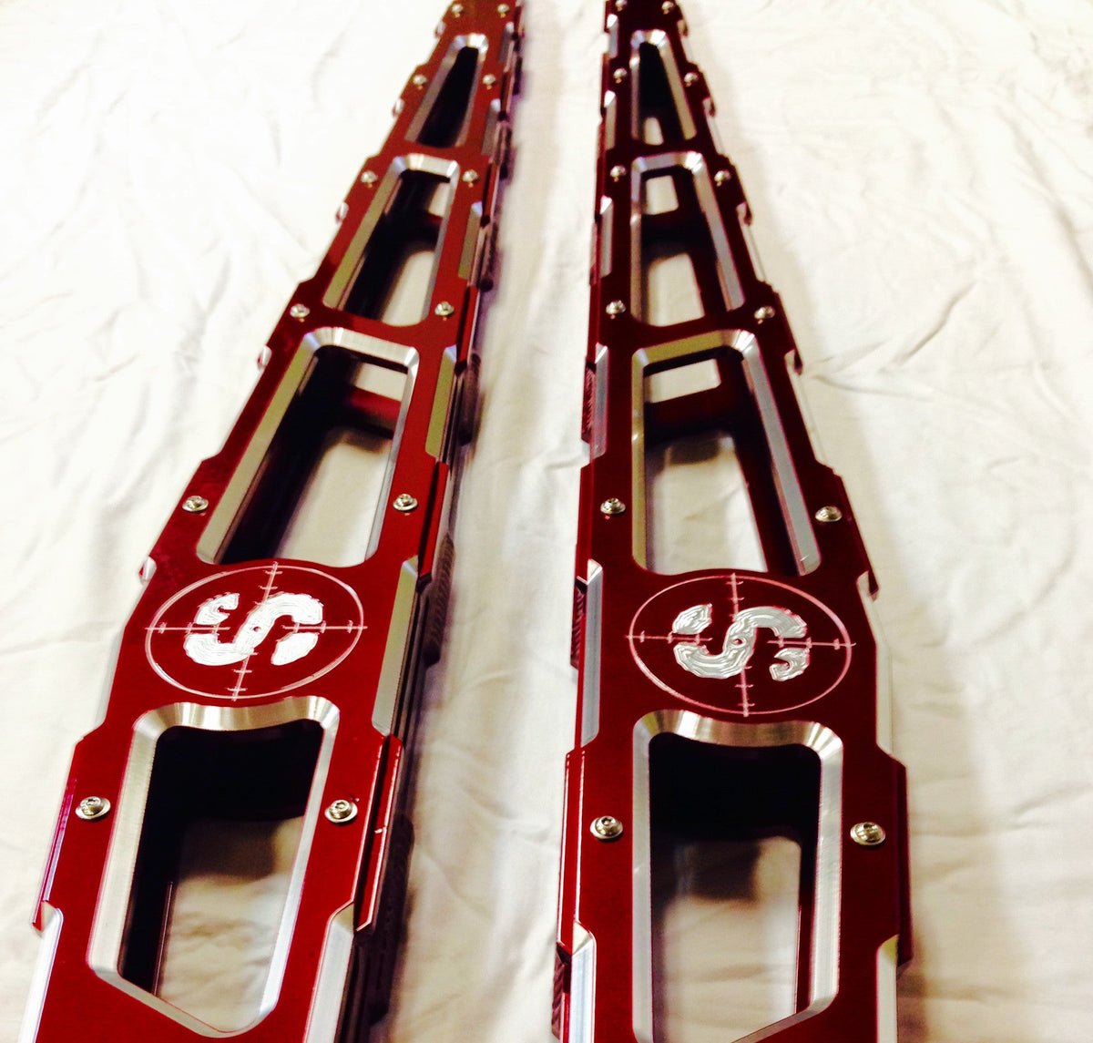 0-6" Identity Series Short Bed Ladder Traction Bars for 2017 to 2025 Ford F250 350 Super Duty
