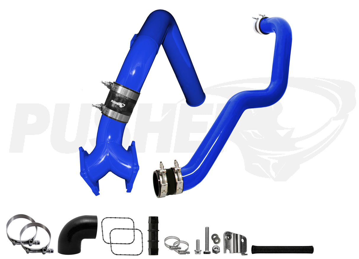 Pusher Supermax Intake System And Hd Driver Side Charge Tube For 2004 5 2005 Duramax Lly - 4