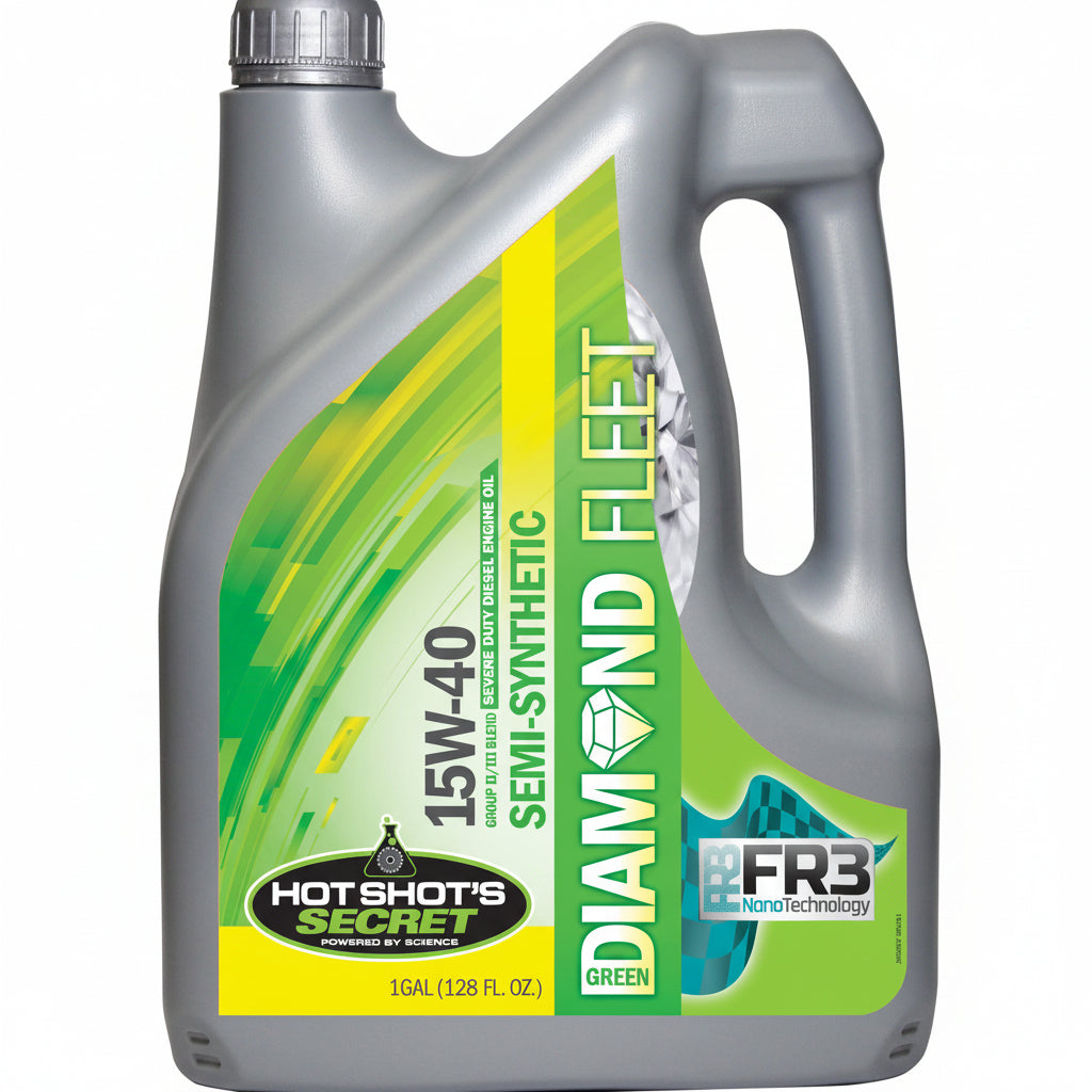 Hot Shot's Secret GREEN DIAMOND 15W40 Semi Synthetic Heavy Duty Engine Oil - 1 GALLON