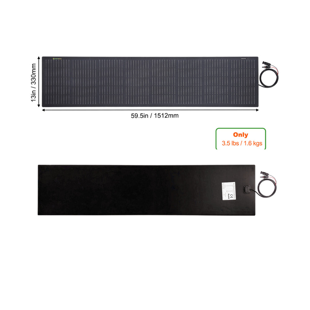 GMC Sierra 1500 BAKFlip MX4 Hard Tonneau Cover 80W/160W/240W/320W Solar Panel