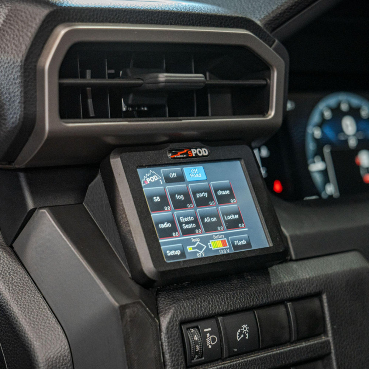 sPOD 2024-2026 Toyota Tacoma BantamX Touchscreen Vehicle Kit