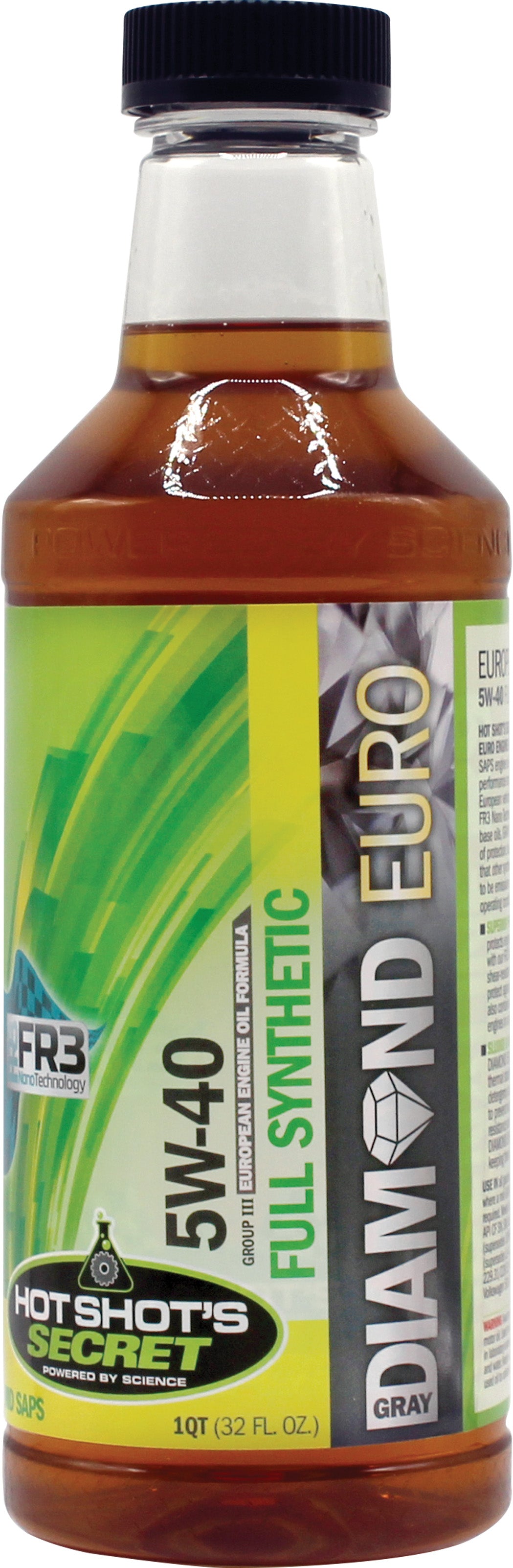 Hot Shot's Secret GRAY DIAMOND 5W40 EURO Engine Oil - 32 OZ QUART