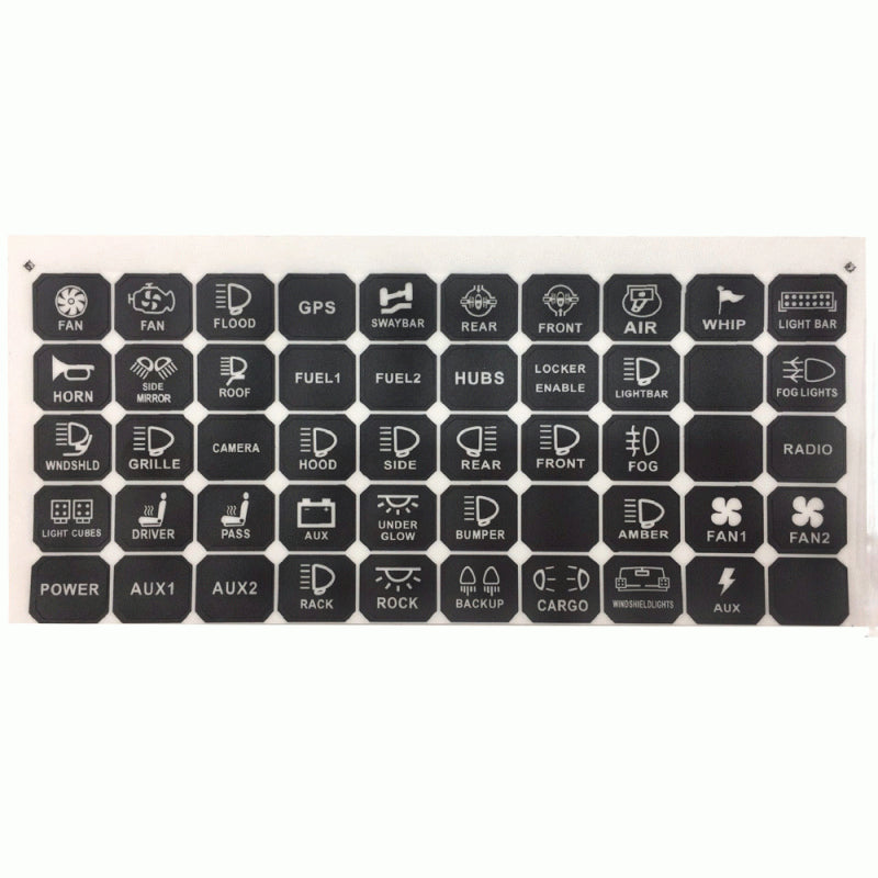 8 gang switch panel system