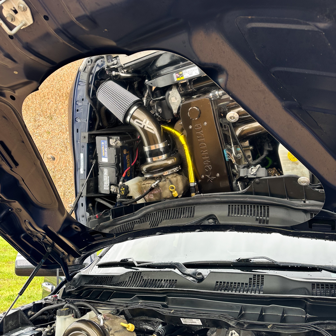 FASS Fabrication Bolt-In Hood Mirror Kit for 2010-2018 Ram 2500/3500