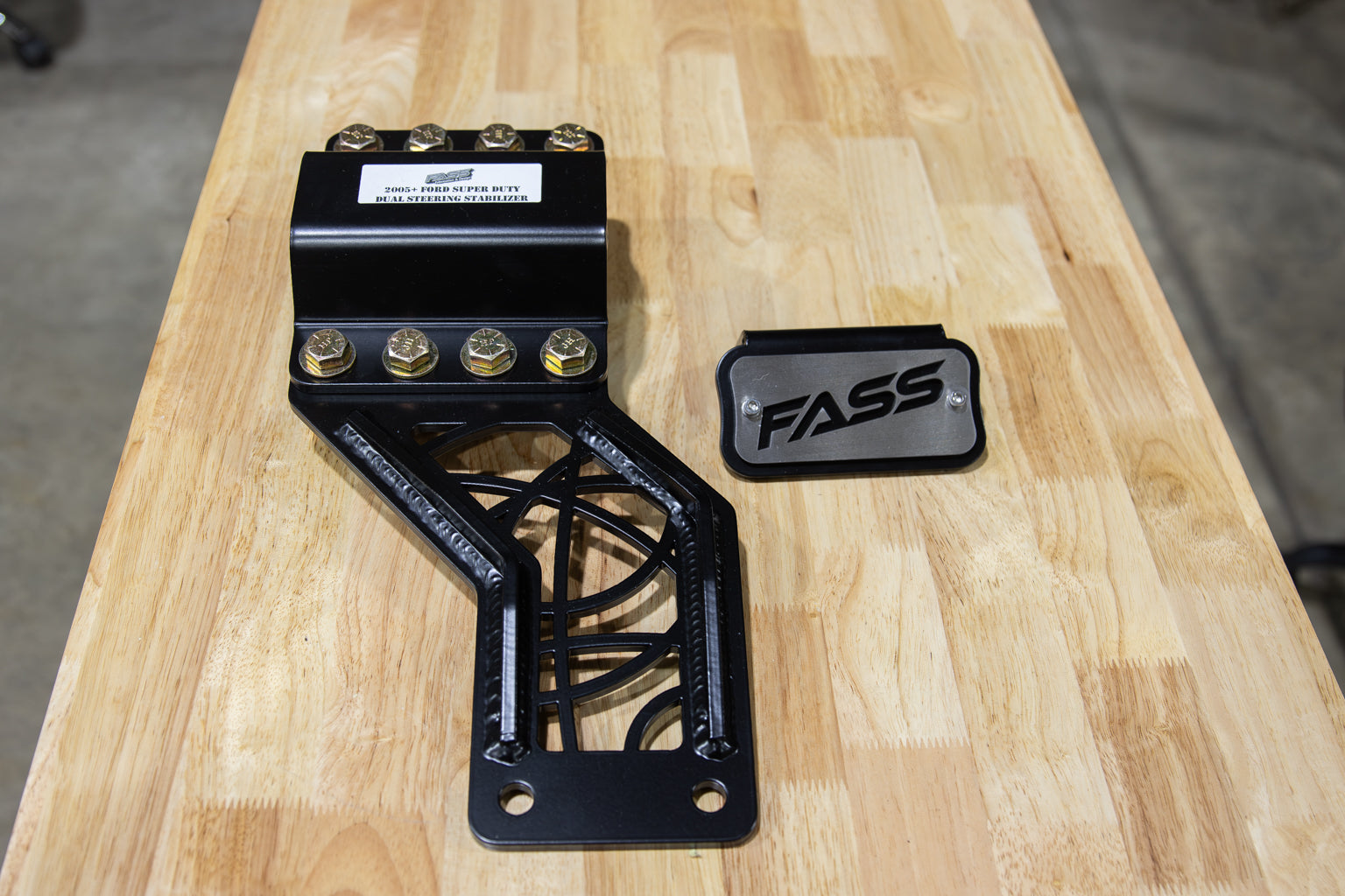 FASS Fabrication Dual Steering Stabilizers for 2005+ Ford F-250/F-350