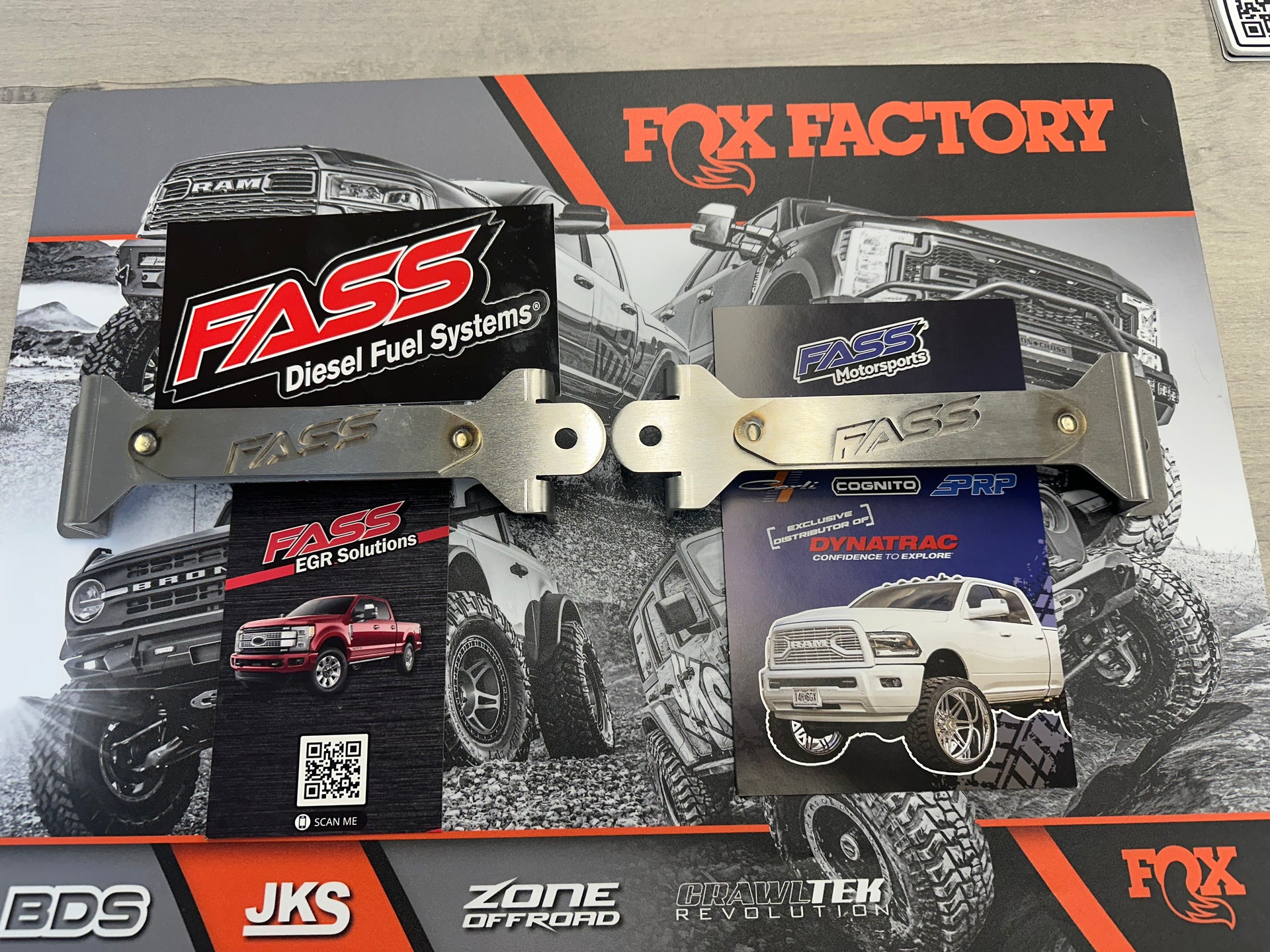 FASS Fabrication Powerstroke Battery Hold Downs