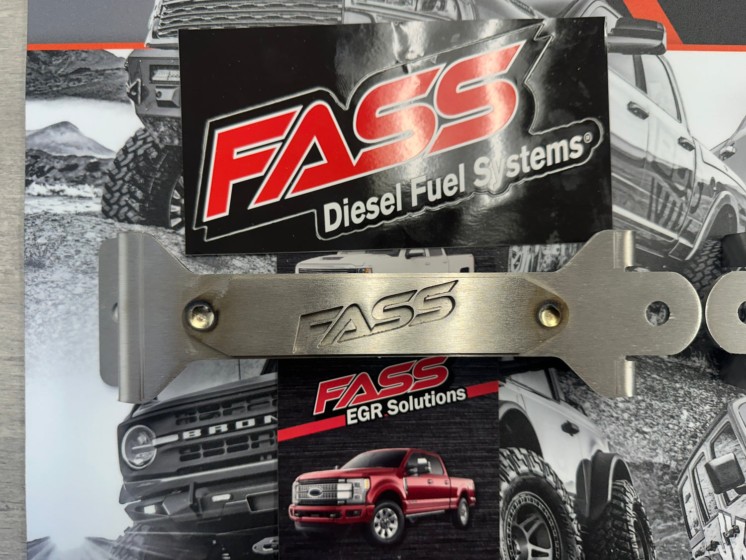FASS Fabrication Powerstroke Battery Hold Downs