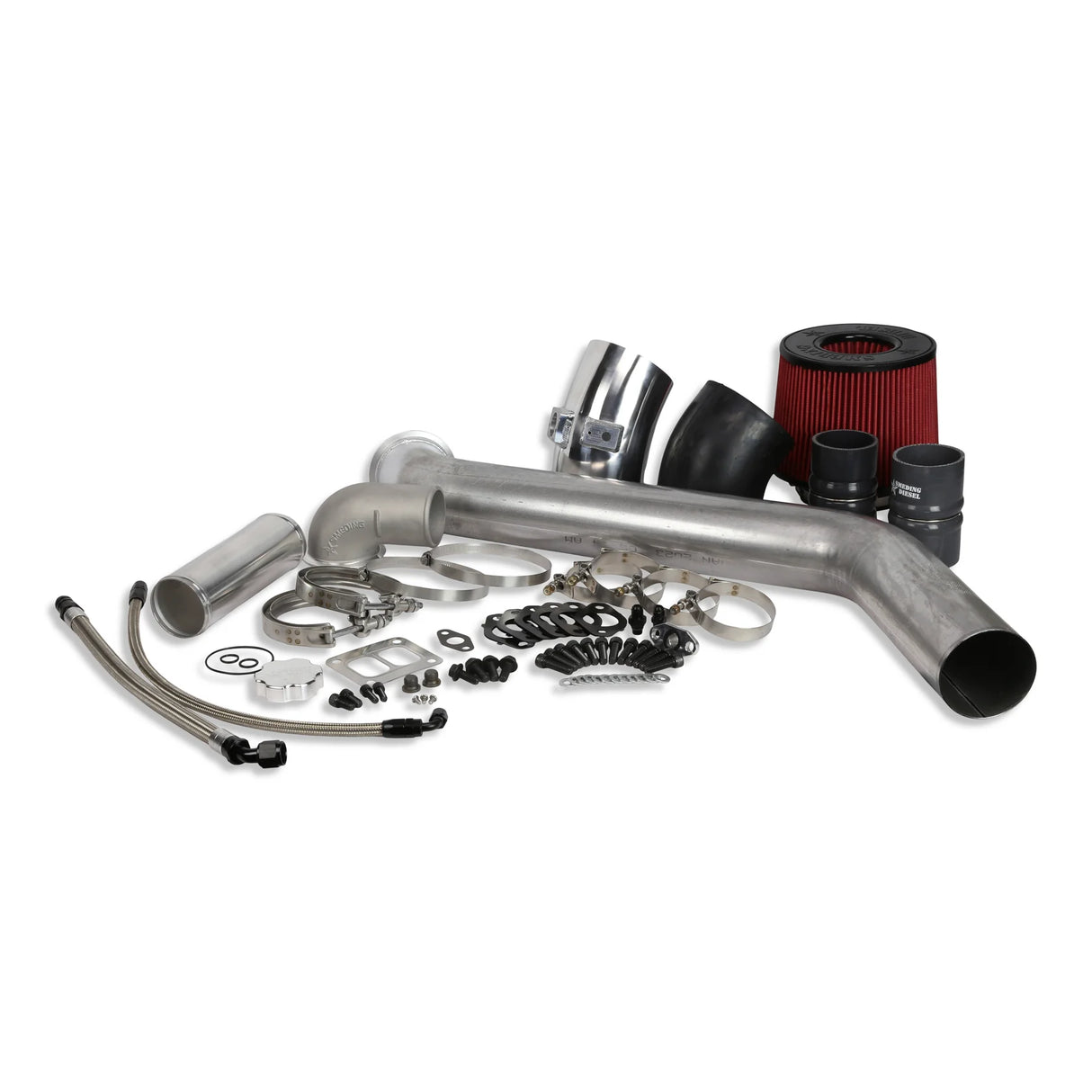 Smeding Diesel Cummins 2003-2012 5.9L/6.9L Cummins S400 Second Gen Piping Kit - No Turbo - No Manifold