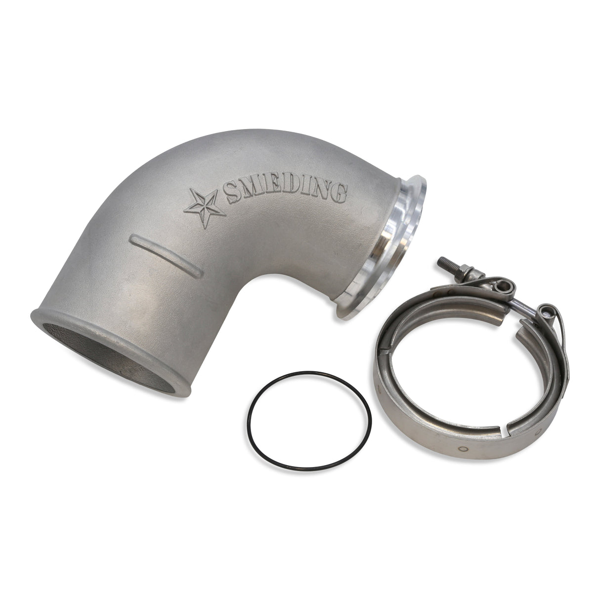 Smeding Diesel S400 90° 4-Inch Elbow, Clamp & O-Ring