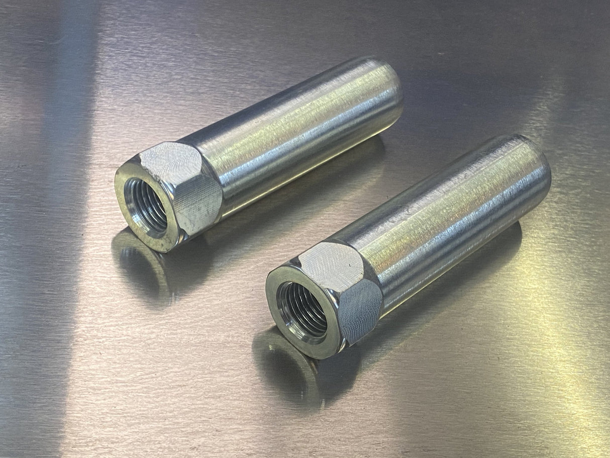 Foutz Ranger Raptor Tie Rod Steering Sleeve Support Kit - 14MM Silver Zinc