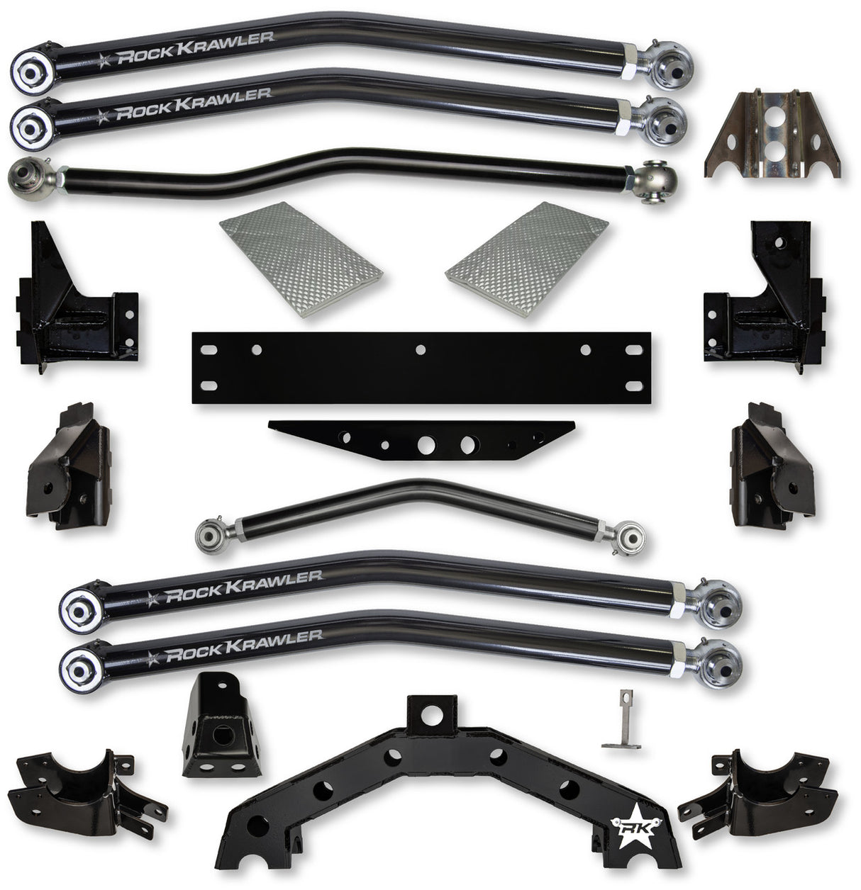 JK X Factor X2 Long Arm Upgrade w/ 6 Inch Rear Stretch