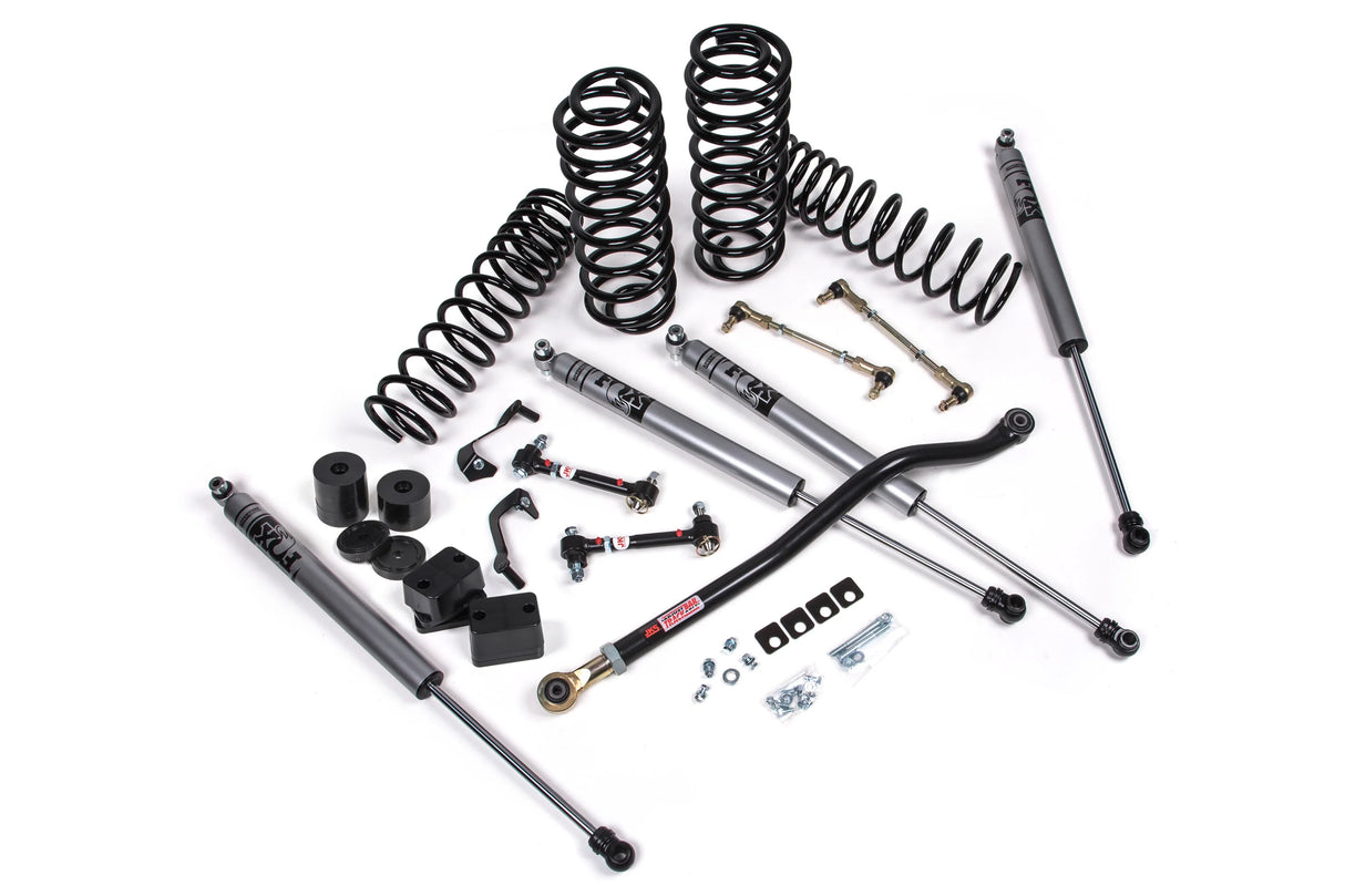 JKS 21-26 Jeep Wrangler JL 4XE 4WD J-Venture 3in Suspension Lift Kit w/ Fox Adv. Series Shocks