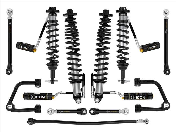 ICON 2021-2023 Bronco Sasquatch, 2-3" Lift, Stage 7 Suspension System, Tubular UCA, Heavy Rate Rear Spring