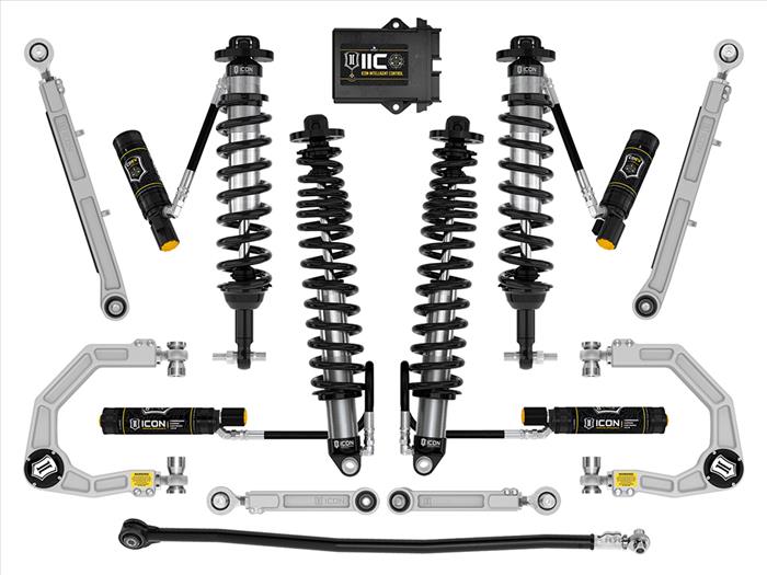 ICON 2021-2023 Bronco Sasquatch, 2-3" Lift, Stage 8 Suspension System, Billet UCA, Heavy Rate Rear Spring