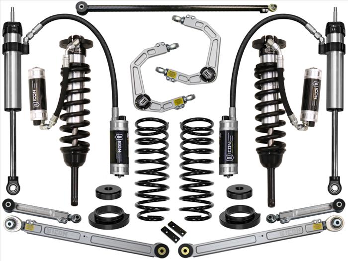 ICON 2003-09 Lexus GX470, 0-3.5" Lift, Stage 7 Suspension System, Billet UCA