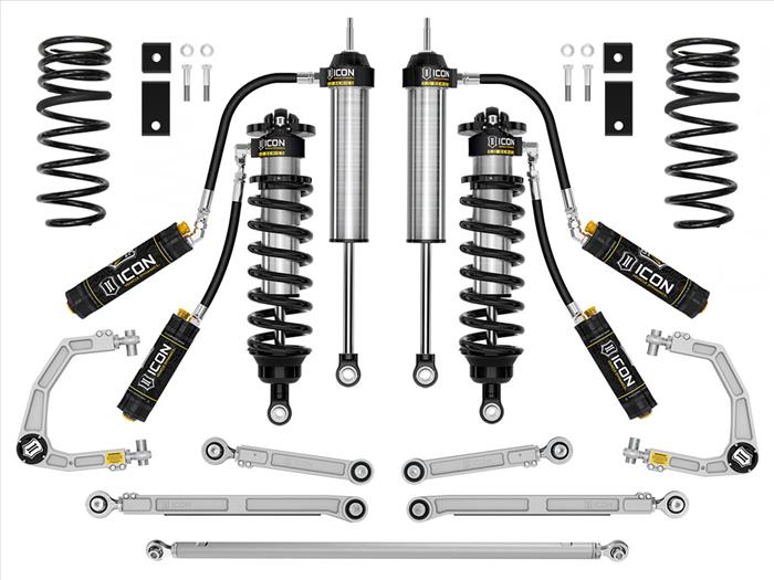 ICON 2023-2024 Toyota Sequoia, 3-4.25" Lift, Stage 2 3.0 Suspension System, Billet, TRD