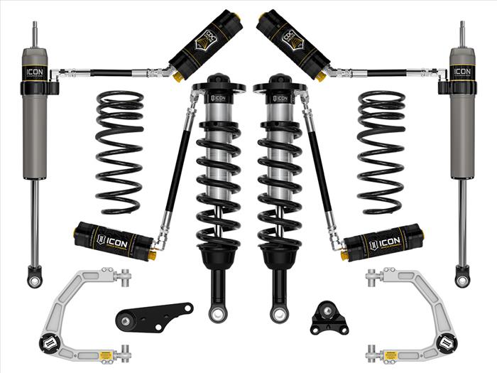 ICON 2024-2025 Toyota Tacoma 1.25-3" Lift, Stage 5 Suspension System, Billet, Overland Rear Springs
