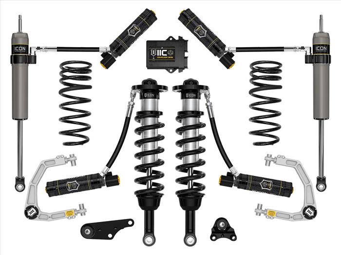 ICON 2024-2025 Toyota Tacoma 1.25-3" Lift, Stage 6 Suspension System, Billet, Overland Rear Springs