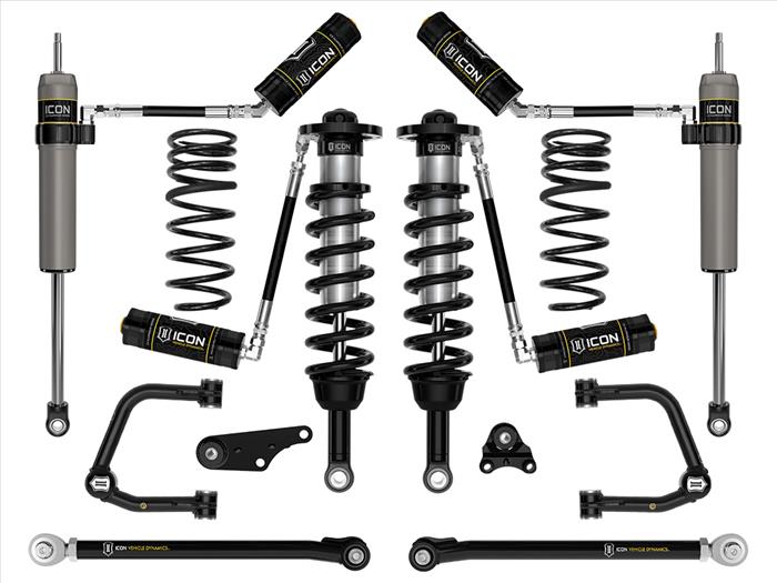 ICON 2024-2025 Toyota Tacoma 1.25-3" Lift, Stage 7 Suspension System, Tubular, Overland Rear Springs
