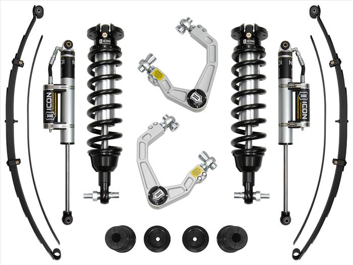 ICON 20-23 Ford Ranger, 0-3.5" Lift, Stage 6 Susp Sys, Billet UCA Steel Knuckle