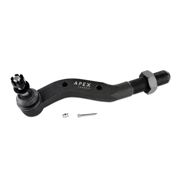 Apex Chassis Heavy Duty 2.5 Ton Tie Rod Assembly in Black Anodized Aluminum Fits 19-22 Jeep Gladiator JT 18-22 Jeep Wrangler JL/JLU Rubicon Mohave Sahara Sport