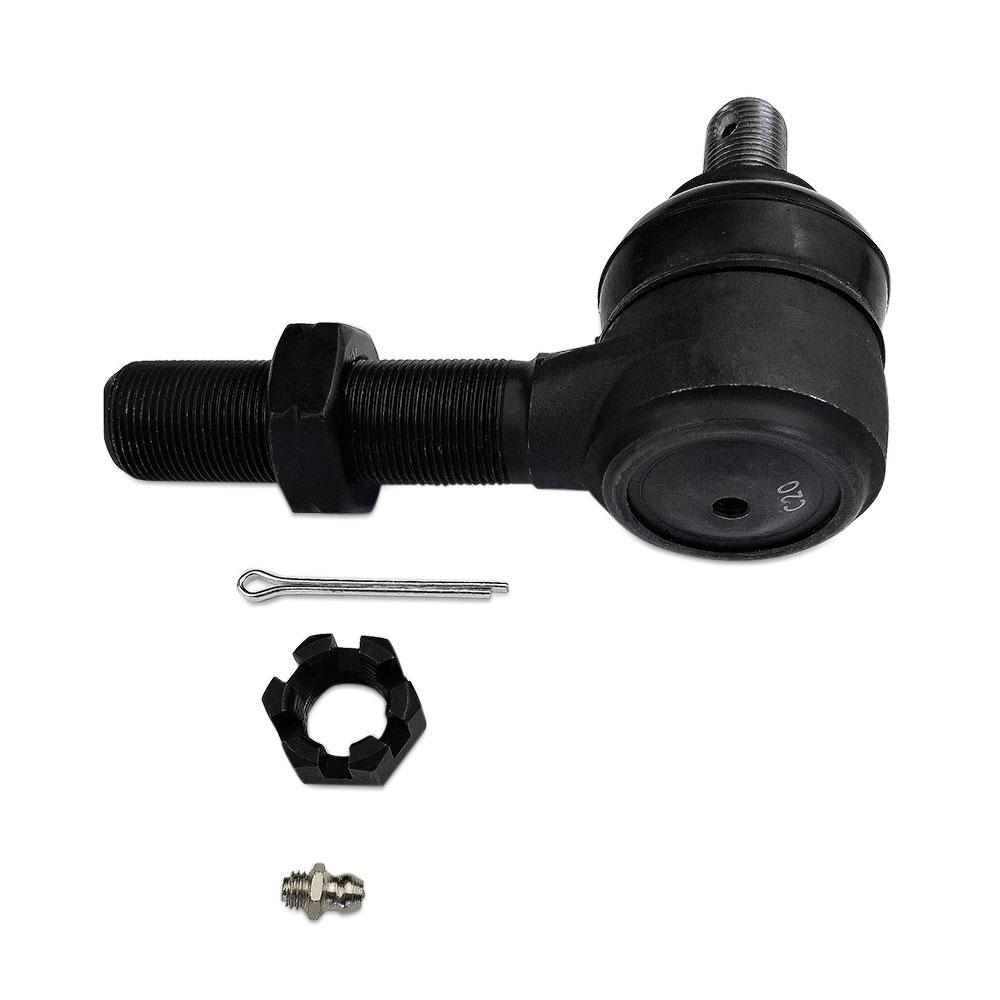 Apex Chassis Heavy Duty 1 Ton Tie Rod & Drag Link Assembly in Black Aluminum Fits: 07-18 Jeep Wrangler JK JKU Rubicon Sahara Sport. Note this FLIP kit fits vehicles with a lift exceeding 3.5 inches. This kit requires drilling the knuckle.