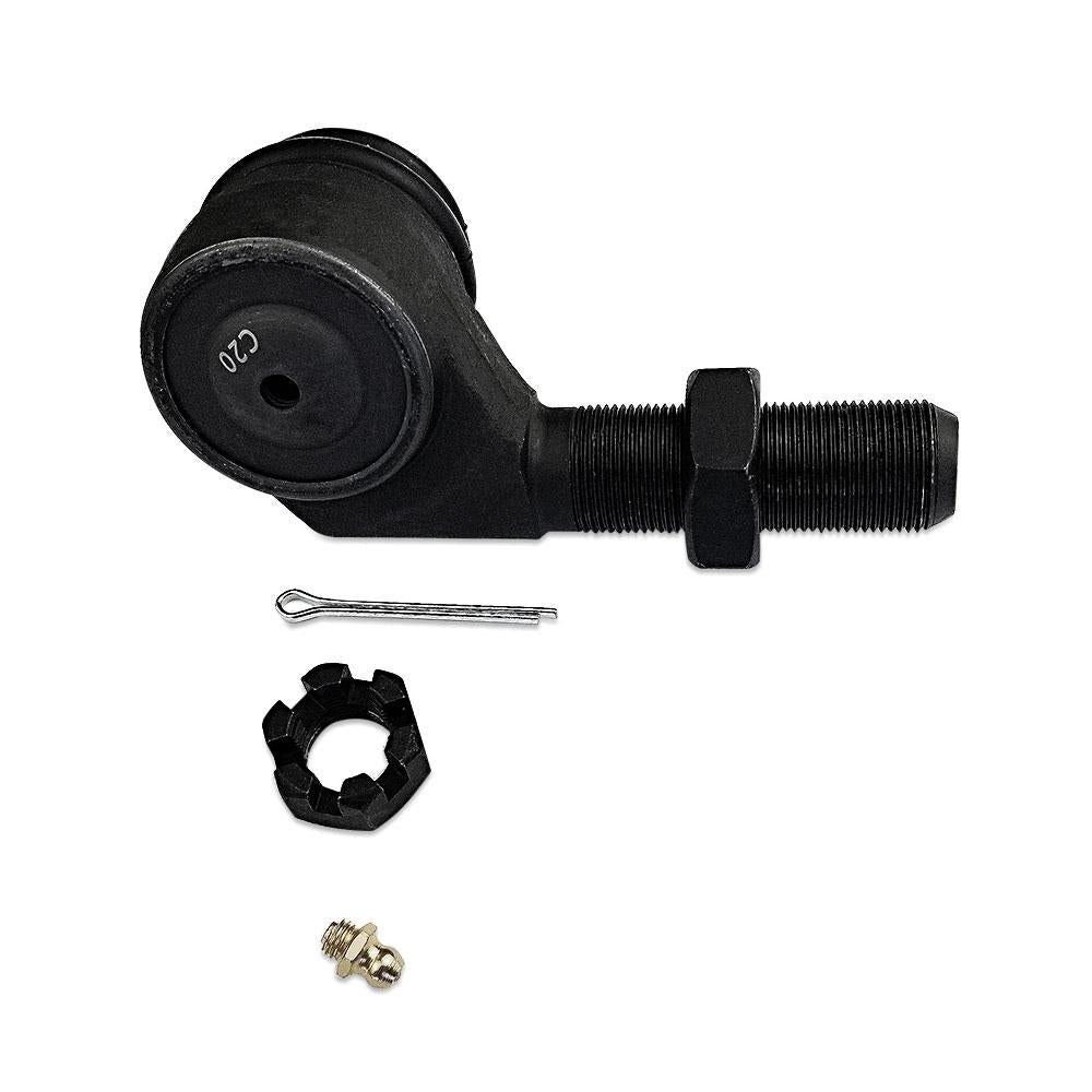 Apex Chassis Heavy Duty 1 Ton Tie Rod & Drag Link Assembly in Black Aluminum Fits: 07-18 Jeep Wrangler JK JKU Rubicon Sahara Sport. Note this FLIP kit fits vehicles with a lift exceeding 3.5 inches. This kit requires drilling the knuckle.