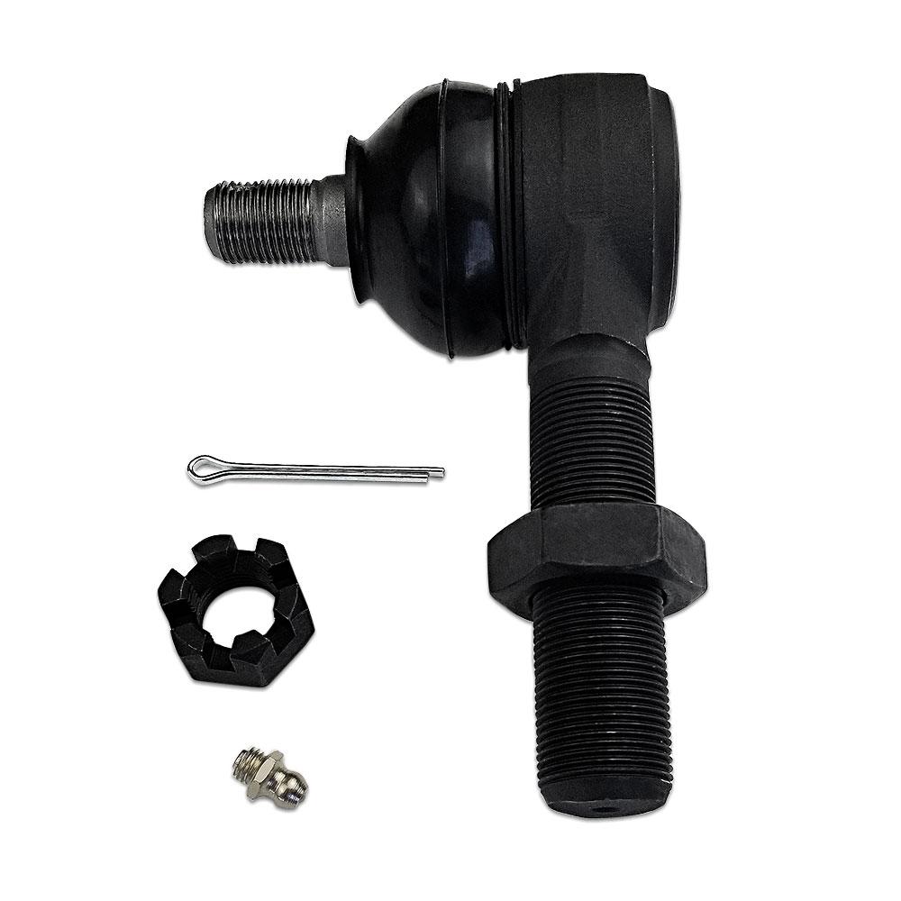 Apex Chassis Heavy Duty 1 Ton Tie Rod & Drag Link Assembly in Black Aluminum Fits: 07-18 Jeep Wrangler JK JKU Rubicon Sahara Sport. Note this FLIP kit fits vehicles with a lift exceeding 3.5 inches. This kit requires drilling the knuckle.