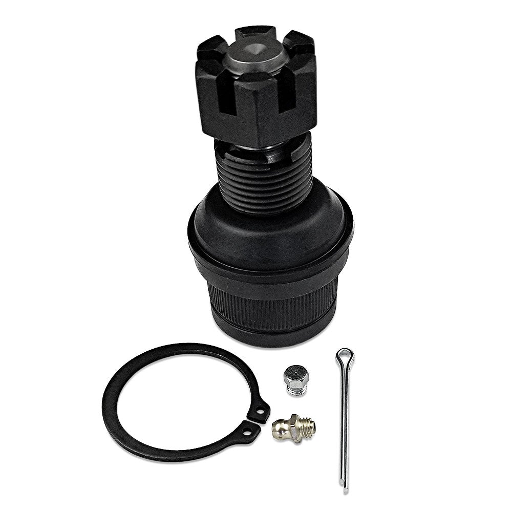 Apex Chassis Heavy Duty Jeep/Chevy/Ford Heavy Duty Ball Joint Kit Fits: 72-88 Jeep CJ/Cherokee/Wagoneer 70-91 Chevy Blazer 74-79 Ford Bronco Heavy Duty Ball Joint Kit Includes 2 Upper & 2 Lower