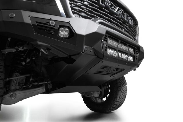 Addictive Desert Designs 25+ RAM 1500 RHO Bomber Front Bumper (20 Inch Lights)