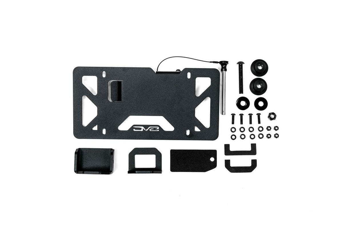 DV8 Offroad Universal Quick Release D-Ring License Plate Mount