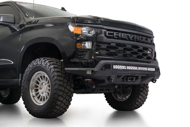 Addictive Desert Designs 22-25 Chevy Silverado 1500 Stealth Fighter Front Bumper w/ Winch Mount