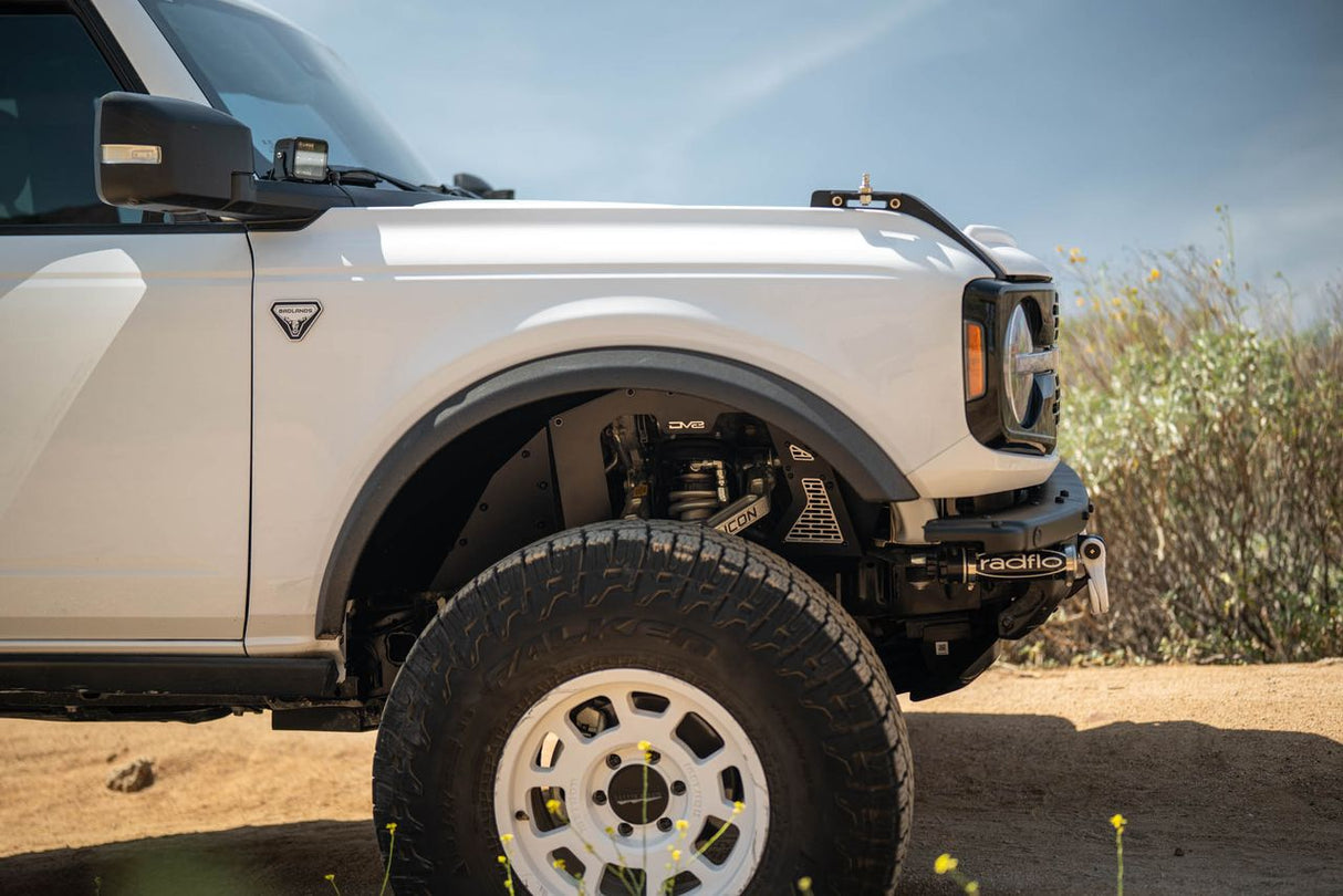 DV8 Offroad 21-25 Ford Bronco Addictive Desert Designs Front Inner Fender Liners