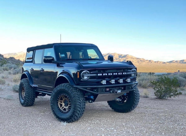 Stock Width Billet Upper Arm 21+ Ford Bronco Black