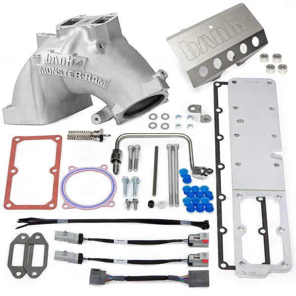 Banks Power 13-18 Ram 6.7L Diesel Monster-Ram Intake System Gen-2 w/Fuel Line - Red w/Heater System