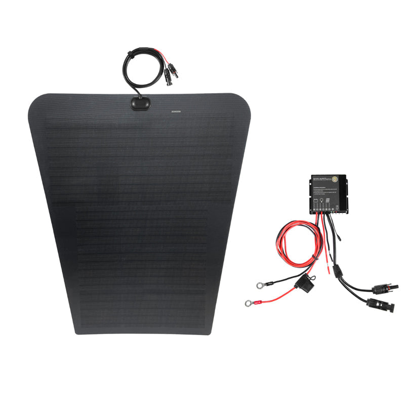 Nissan Patrol GU (Y61 without scoop) Lensun 90W Hood/Bonnet Flexible Solar Panel-4