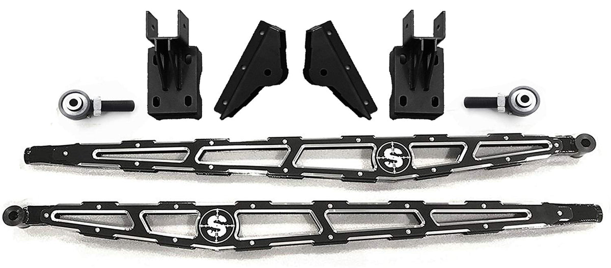 0 to 12" F250 F350 Ladder Traction Bars 2023 to 2026 Super Duty Short Bed
